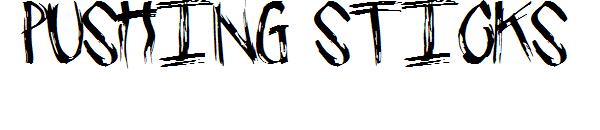 Pushing Sticks字体