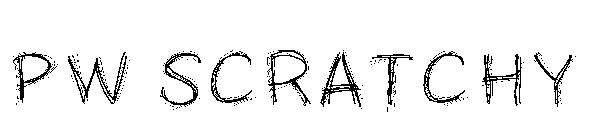 PW Scratchy字体
