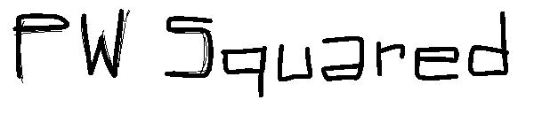 PW Squared字体