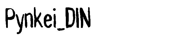 Pynkei_DIN字体