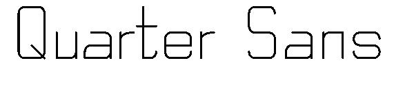 Quarter Sans字体