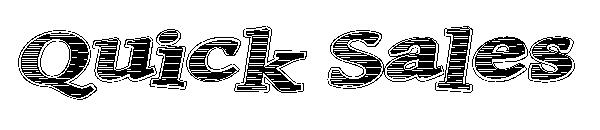 Quick Sales字体