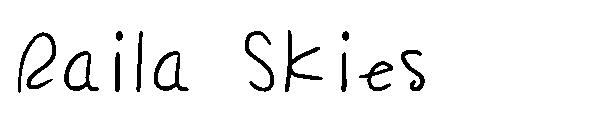 Raila Skies字体