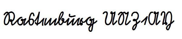 Rastenburg UNZ1AY字体