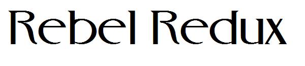 Rebel Redux字体