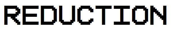 Reduction字体