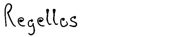 Regellos字体