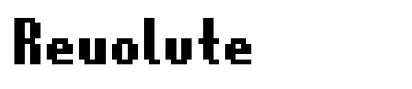 Revolute字体