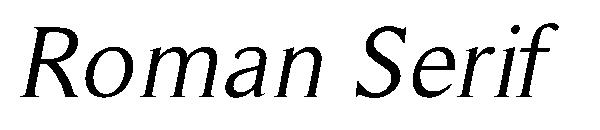 Roman Serif字体