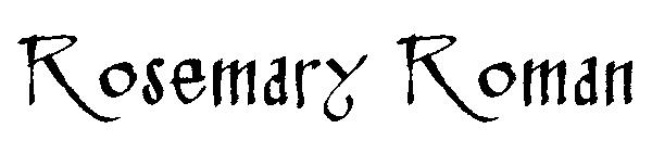 Rosemary Roman字体