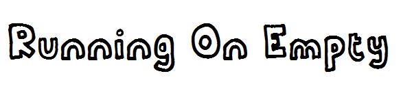 Running On Empty字体