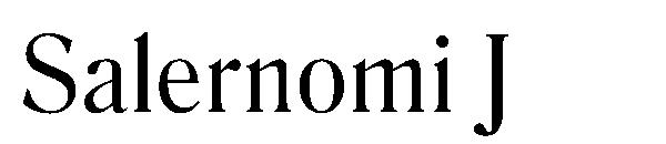 Salernomi J字体