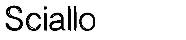 Sciallo字体