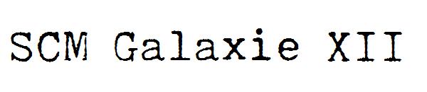 SCM Galaxie XII字体
