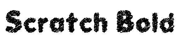 Scratch Bold字体