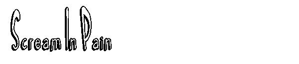 Scream In Pain字体