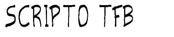 Scripto TFB字体