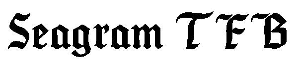 Seagram TFB字体