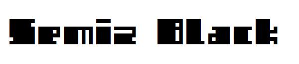 Semiz Black字体