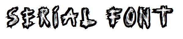 Serial Font字体