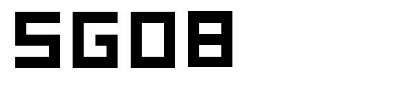 SG08字体