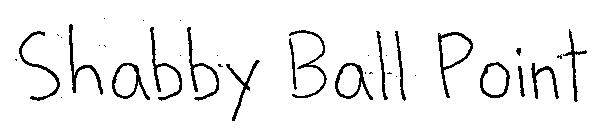 Shabby Ball Point字体
