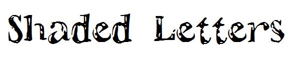 Shaded Letters字体