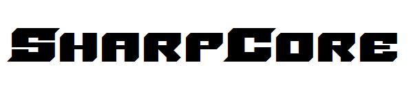 SharpCore字体