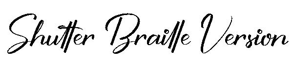 Shutter Braille Free Version字体