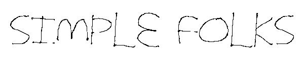 Simple Folks字体