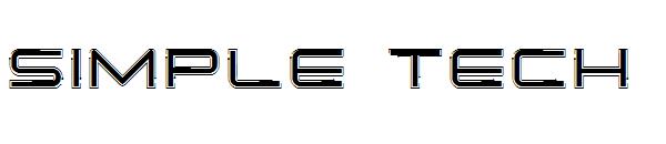 Simple Tech字体