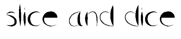 Slice And Dice字体