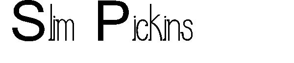 Slim Pickins字体