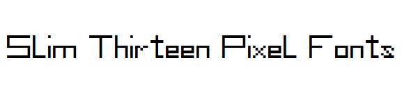 Slim Thirteen Pixel Fonts字体