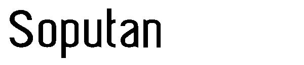 Soputan字体
