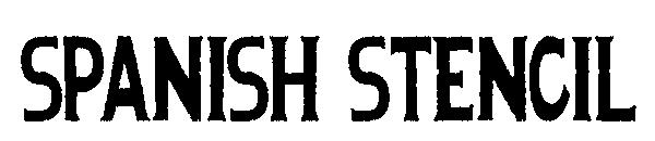 Spanish Stencil字体
