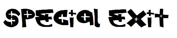 Special Exit字体