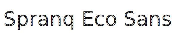 Spranq Eco Sans字体