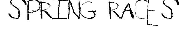 Spring Races字体