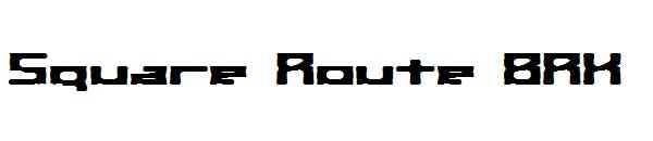 Square Route BRK字体