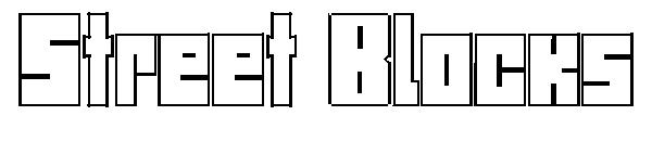 Street Blocks字体