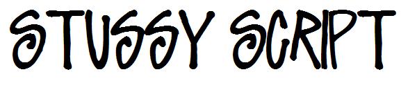 Stussy Script字体