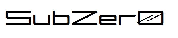 SubZer0字体