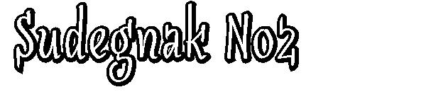 Sudegnak No2字体