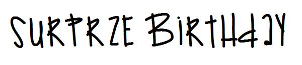 Surprze Birthday字体