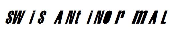 Swis AntiNormal字体