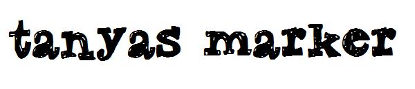 Tanyas Marker字体