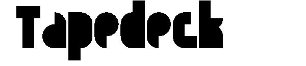 Tape Deck字体