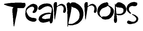 TearDrops字体