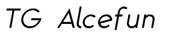 TG Alcefun字体